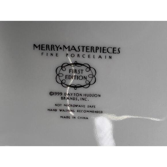 Vintage Holiday Plates: Dayton Hudson MerryMasterpiece, Set of 4